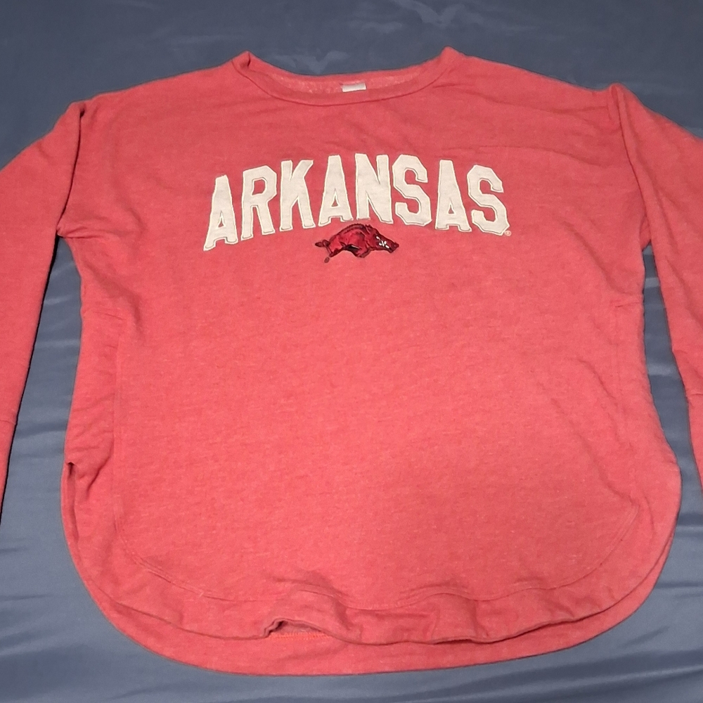 Arkansas Razorback Womens Long Sleeve Tee Medium